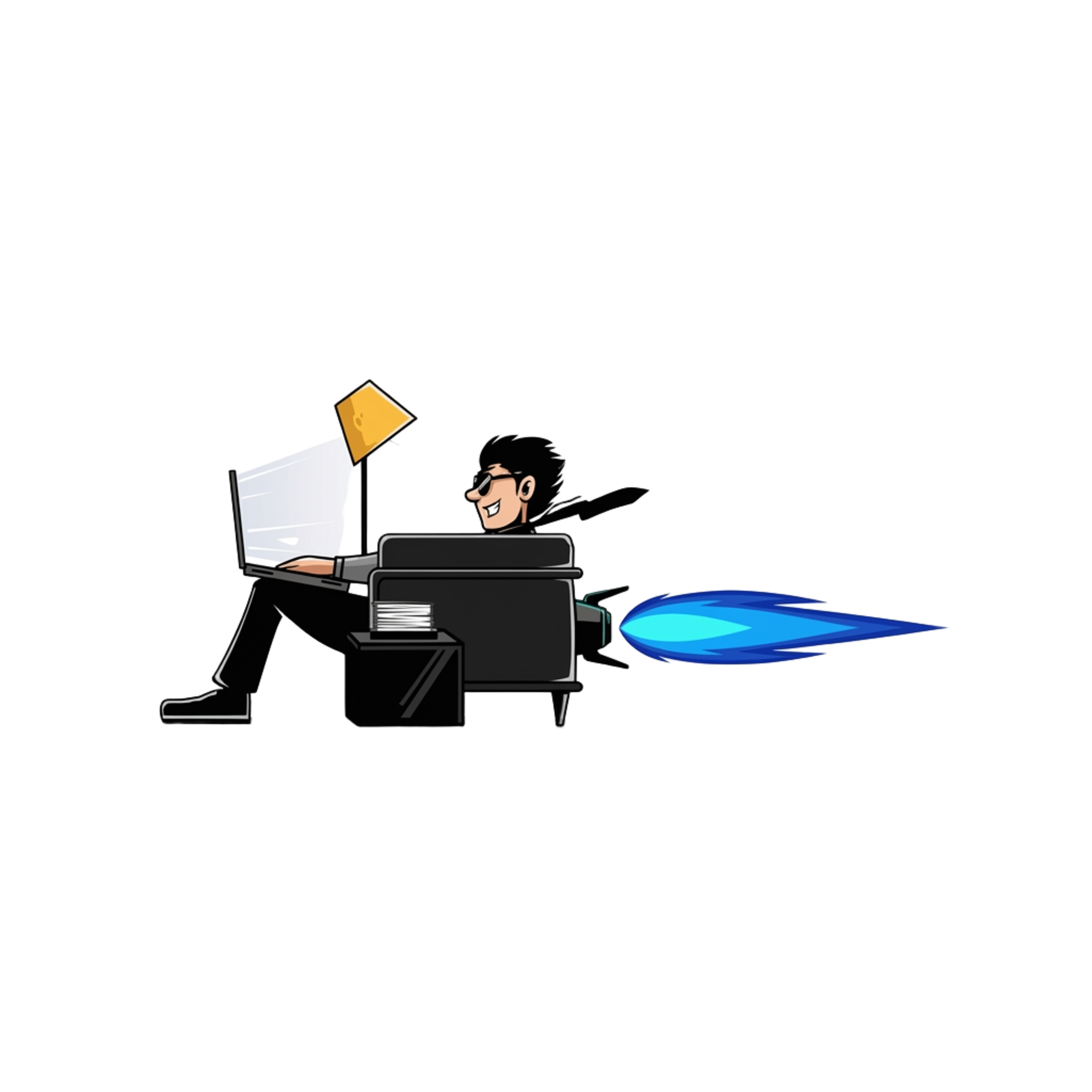 WorkFlowJoe — character coding from a rocket-powered chair